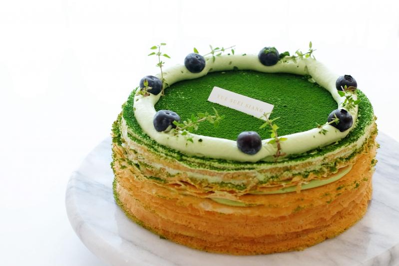 小山園抹茶生乳千層<br />6吋生乳千層<br />整模千層4-6人適用