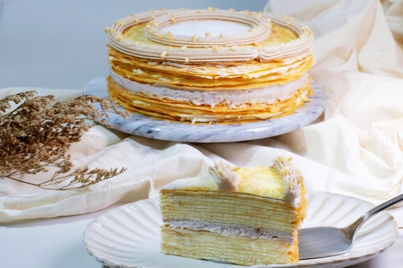 芋見泥北海道生乳千層<br />8吋整模/切片