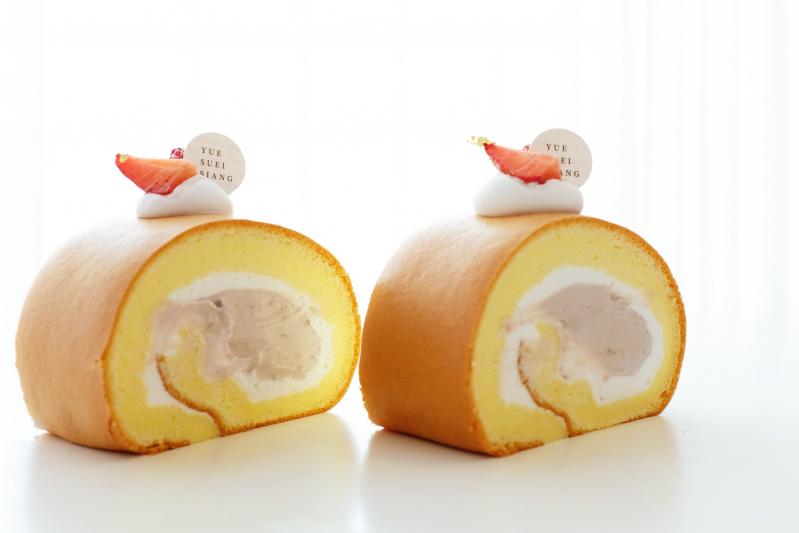 純米生乳捲-芋頭<br />無麩質米蛋糕<br />100%純米穀粉製作